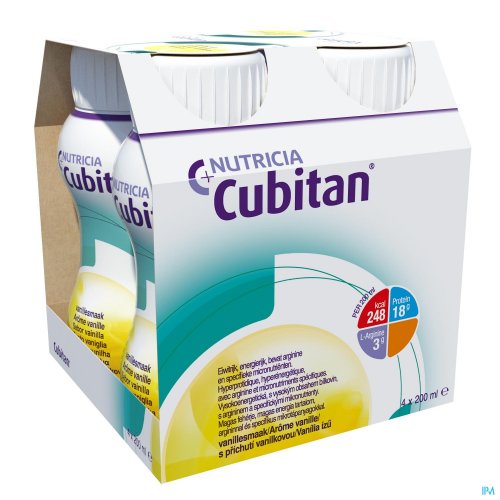 CUBITAN VANILLE 4X200ML