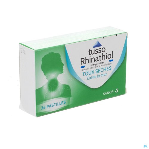 TUSSO RHINATHIOL 10MG TABLET A SUCER 36