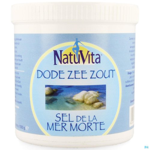 NATUVITA SEL DU MER MORT POT 1KG NATUVITA SEL DU MER MORT POT 1KG