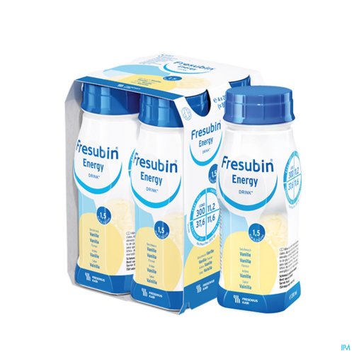 FRESUBIN ENERGY DRINK VANILLE FL 4X200ML