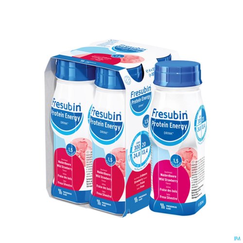 FRESUBIN PROTEIN ENERGY DRINK BOSAARDBEI FL4X200ML FRESUBIN PROTEIN ENERGY DRINK BOSAARDBEI FL4X200ML