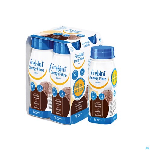 FREBINI ENERGY FIBRE DRINK KIND CHOCOLA FL 4X200ML