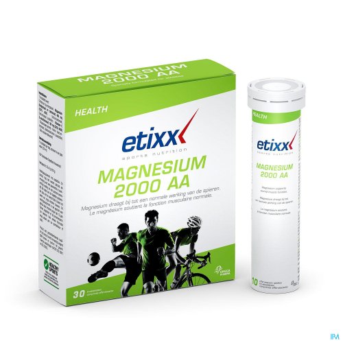 Magnesium 2000 AA
Magnesium ondersteunt de normale spierfunctie.

Magnesium in aminozuur-chelaatvorm voor betere absorptie
Bevat vitamine C voor extra spierbescherming
Bruistablet met lekkere sinaassmaak kan ook in een drinkbus opgelost worden
Magne