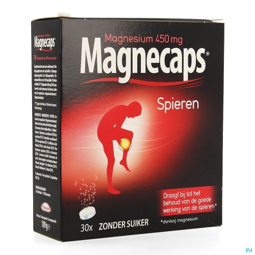 MAGNECAPS SPIERKRAMPEN BRUISTABL 30