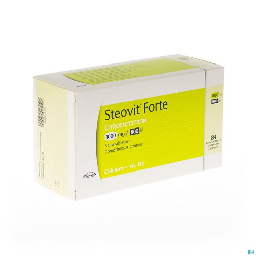 STEOVIT FORTE 1000MG/800UI COMP CROQ 84