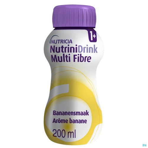 NUTRINIDRINK MULTI FIBRE AROME BANANE BOUTEILLE 200ML NUTRINIDRINK MULTI FIBRE AROME BANANE BOUTEILLE 200ML