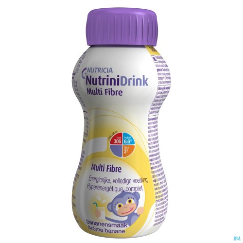NUTRINIDRINK MULTI FIBRE AROME BANANE BOUTEILLE 200ML NUTRINIDRINK MULTI FIBRE AROME BANANE BOUTEILLE 200ML