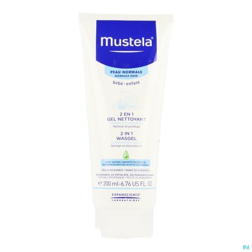 MUSTELA PN 2IN1 WASGEL 200ML