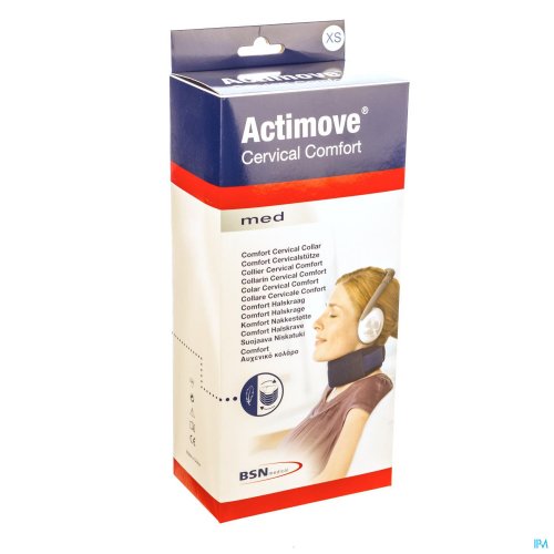Actimove Cervical Comfort XS 7285936 Anatomisch gevormde halskraag.
Bij klachten van hals en nek is ondersteuning nodig en is comfort uiterst belangrijk. De Actimove Cervical anatomisch voorgevormde halskraag zorgt voor beiden. Of de oorzaak nu een whiplash is of een andere klacht, deze hal