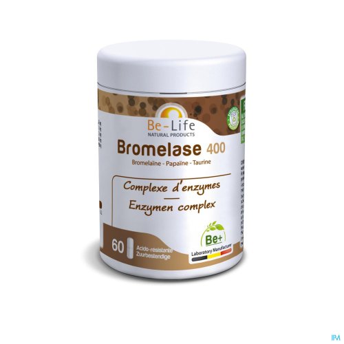 BROMELASE 400 ENZYMES BE LIFE NF POT GEL 60