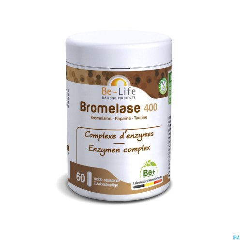 BROMELASE 400 ENZYMES BE LIFE NF POT GEL 60