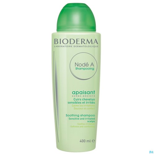 Bioderma Node A Shampooing Verzachtend 400ml Kalmerende shampoo voor een gevoelige en geïrriteerde hoofdhuid, die irritatie kalmeert en het haar zacht en glanzend maakt.