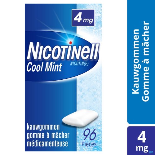 NICOTINELL COOL MINT 4 MG GOMMES A MACHER 96