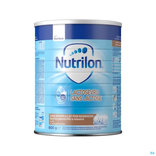 NUTRILON SANS LACTOSE Lait nourrissons dès la naissance poudre 800g NUTRILON SANS LACTOSE Lait nourrissons dès la naissance poudre 800g