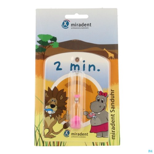 Les dentistes recommandent de prendre deux minutes pour un brossage approfondi de votre dentition. Ce sablier pratique est l’idéal pour motiver vos enfants à se brosser les dents. Grâce à sa ventouse, le sablier se fixe facilement sur toute surface lisse,