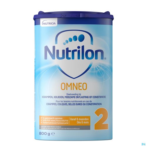 NUTRILON OMNEO 2 LAIT DE SUITE constipation et crampes bébé 6-12 mois poudre 800g