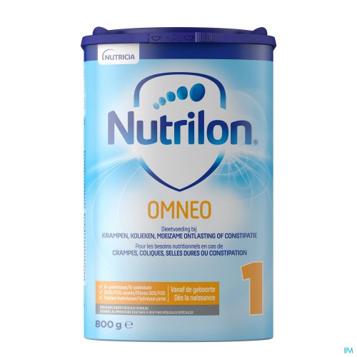 NUTRILON OMNEO 1 LAIT bébé constipation et crampes 0-6 mois poudre 800g