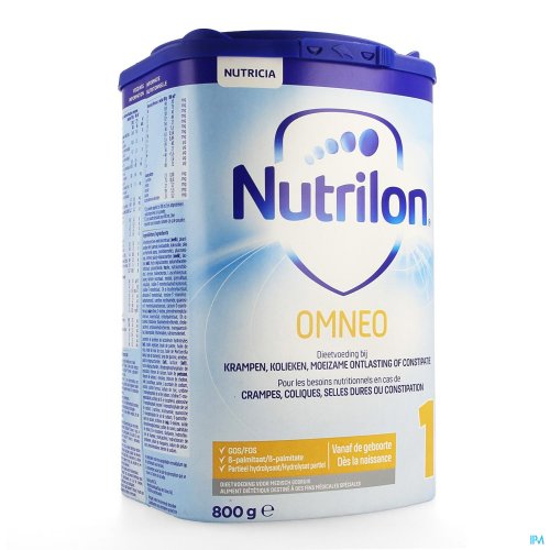 NUTRILON OMNEO 1 LAIT bébé constipation et crampes 0-6 mois poudre 800g
