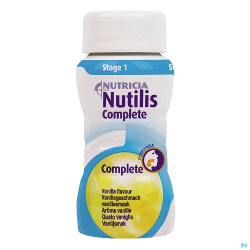NUTILIS COMPLETE STAGE 1 VANILLE FLESJES 4X125ML NUTILIS COMPLETE STAGE 1 VANILLE FLESJES 4X125ML