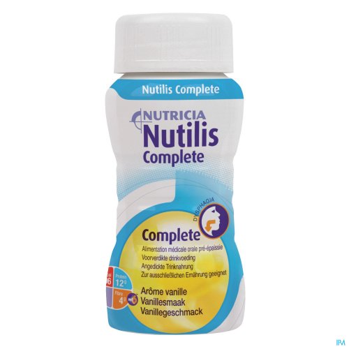 NUTILIS COMPLETE STAGE 1 VANILLE FLESJES 4X125ML NUTILIS COMPLETE STAGE 1 VANILLE FLESJES 4X125ML