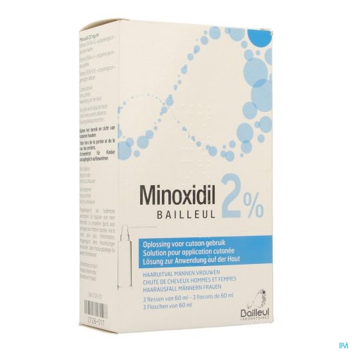 MINOXIDIL BIORGA 2% OPL CUTAAN KOFFER FL 3X60ML MINOXIDIL BIORGA 2% OPL CUTAAN KOFFER FL 3X60ML