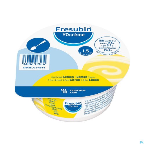 FRESUBIN YOCREME CITRON 4X125G 7118701
