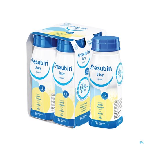 FRESUBIN JUCY DRINK ANANAS EASY BOTTLE 4X200ML FRESUBIN JUCY DRINK ANANAS EASY BOTTLE 4X200ML