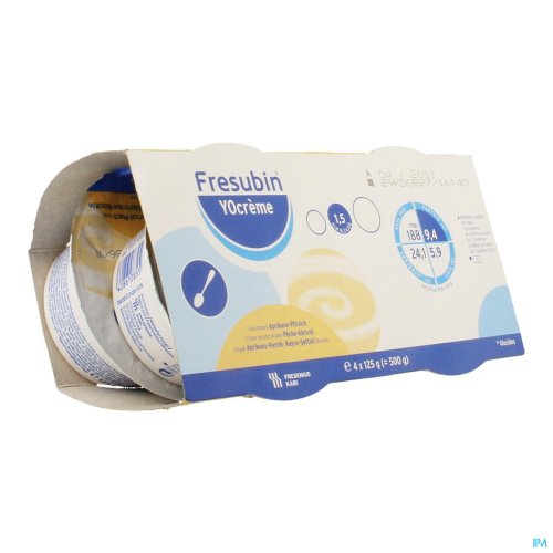 FRESUBIN YOCREME PERZIK-ABRIKOOS 4X125G 7119701 FRESUBIN YOCREME PERZIK-ABRIKOOS 4X125G 7119701