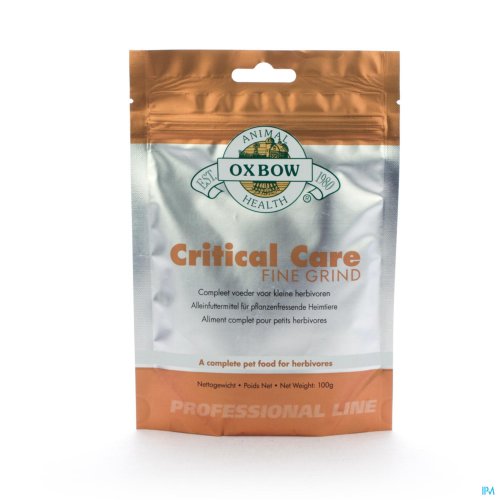 CRITICAL CARE FINE GRIND PDR ZAKJE 100G