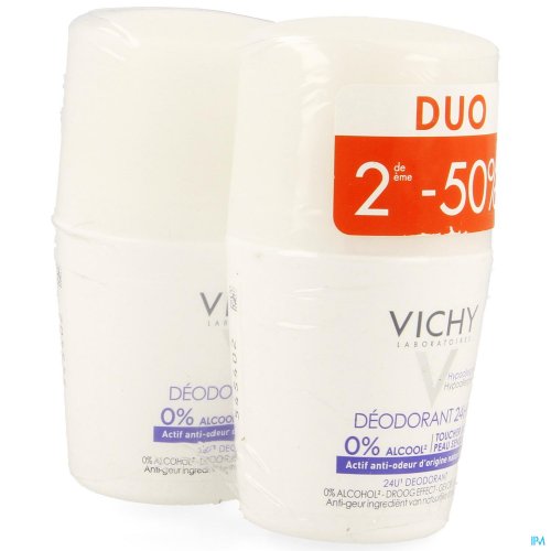 VICHY DEO REACT. H Z/ALU ZOUT ROLLER 24U DUO2X50ML VICHY DEO REACT. H Z/ALU ZOUT ROLLER 24U DUO2X50ML