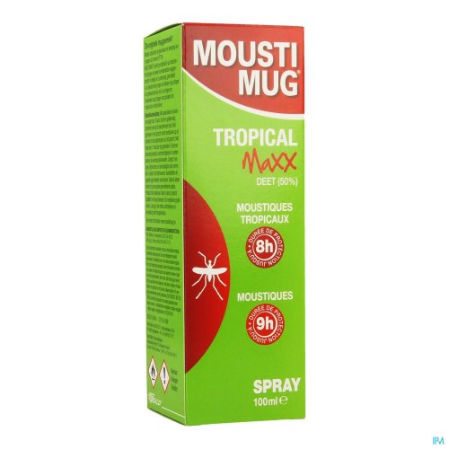 MOUSTIMUG TROPICAL MAXX 50% DEET SPR 100ML