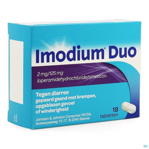 Imodium Duo worden gebruikt bij volwassenen en adolescenten van 12 jaar en ouder voor de behandeling van kortdurende diarreeaanvallen die zich voordoen met krampen, opgeblazen gevoel en winderigheid.                                                        