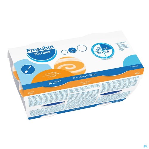 FRESUBIN YOCREME BISCUITE 4X125G 7121701 FRESUBIN YOCREME BISCUITE 4X125G 7121701