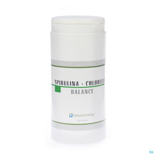 SPIRULINA-CHLORELLA BALANCE NATUR.ENERGY CAPS 1000