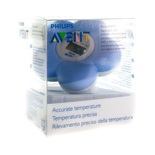 Philips Avent Babybad- en kamerthermometer SCH550/20 Blauwe bloemen

Nauwkeurige temperatuur

Met de digitale bad- en kamerthermometer van Philips Avent meet je de temperatuur van je baby's kamer en badje. De thermometer is tevens goedgekeurd als een 