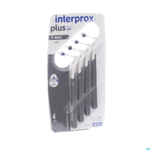 INTERPROX PLUS X MAXI GRIS INTERDENTAL 4 1060 Pour un nettoyage optimal entre les dents
Les études scientifiques ont prouvé que les brossettes interdentaires offrent les résultats les plus efficaces en matière de nettoyage interdentaire.
Les brossettes interdentaires sont plus efficaces que le