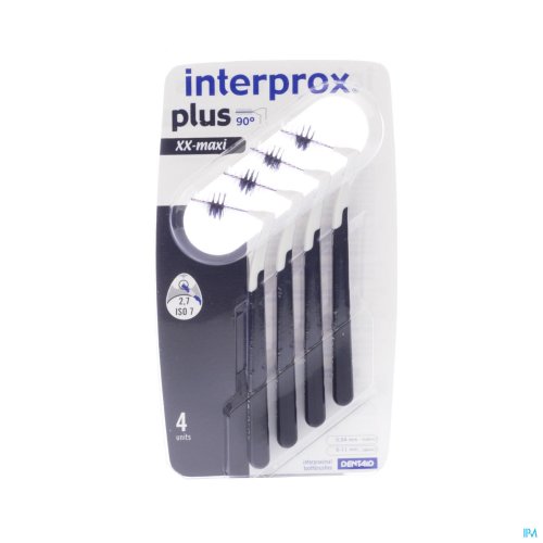 INTERPROX PLUS XX MAXI NOIR INTERDENTAL 4 1070 Pour un nettoyage optimal entre les dents
Les études scientifiques ont prouvé que les brossettes interdentaires offrent les résultats les plus efficaces en matière de nettoyage interdentaire.
Les brossettes interdentaires sont plus efficaces que le