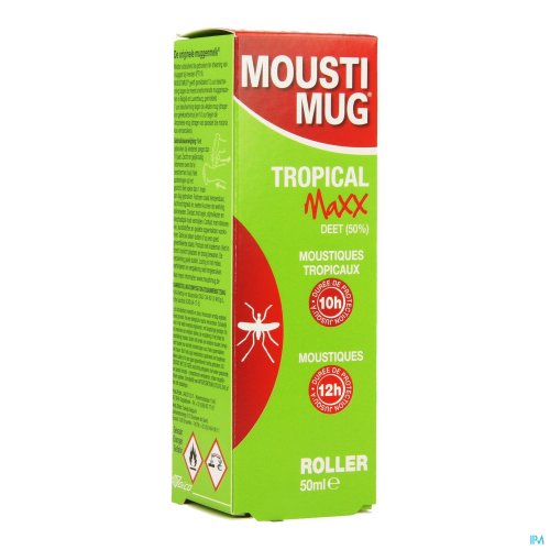 MOUSTIMUG TROPICAL MAXX 50% DEET ROL.50ML