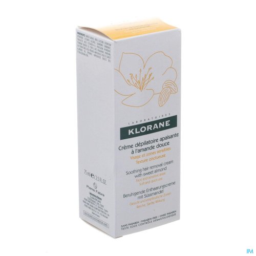 KLORANE DEPILATOIRES CR VISAGE-ZONES SENS. 75ML