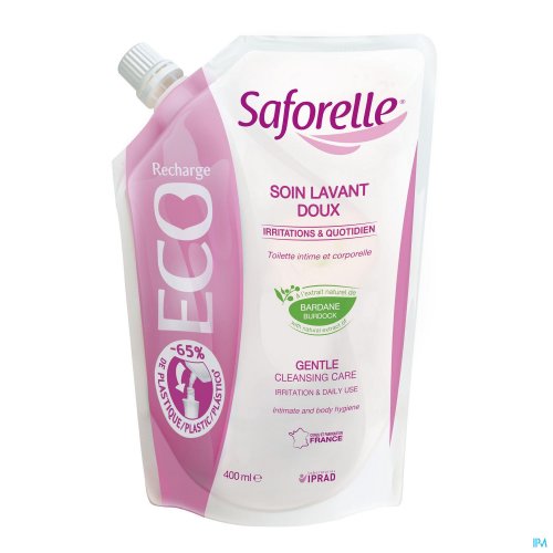 Saforelle Zachte Wasverzorging Eco Navulling 400ml