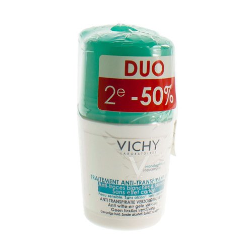 VICHY DEO A/TRACE ROLLER 48H DUO 2X50ML