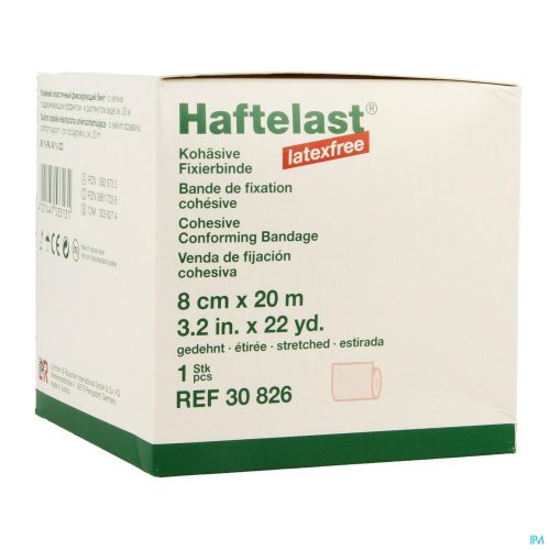 HAFTELAST COH. WINDEL LATEX FREE 8CMX20M 30826