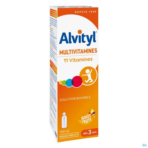 ALVITYL MULTIVITAMINES SOL BUV. FL 150ML