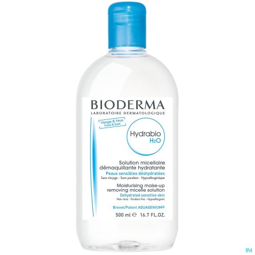 BIODERMA HYDRABIO H2O SOLUTION MICELLAIRE 500ML