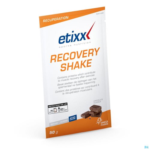 ETIXX RECOVERY SHAKE CHOCOLATE SRP 12X50G