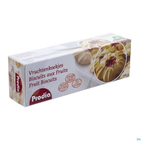 PRODIA BISCUIT FRUITS + EDULCORANT 125G 6265 PRODIA BISCUIT FRUITS + EDULCORANT 125G 6265