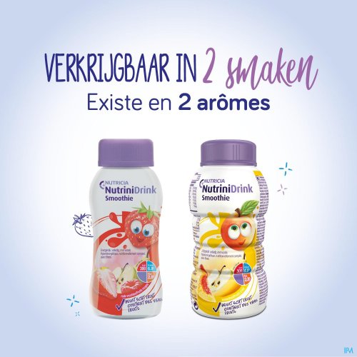 NUTRINIDRINK SMOOTHIE FRUIT ROUGES BOUTEILLE 200ML