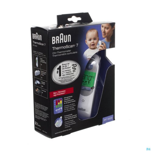 BRAUN THERMOMETER IRT6520 THERMOSCAN 7+INSTEL.LFTD