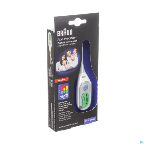 Braun Thermometer PRT2000 Digitaal + Instelling Leeftijd