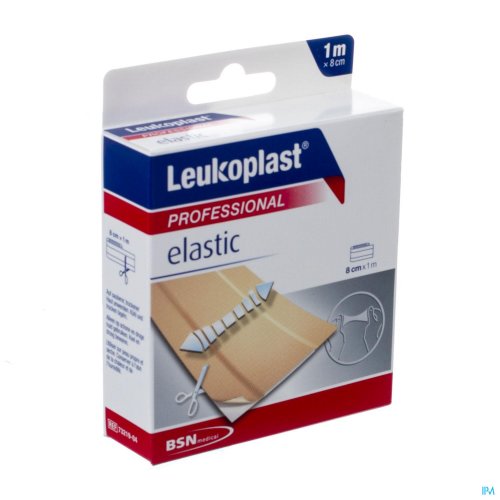 Leukoplast Elastic 8cmx1m 1 rouleau 7321904 Souple et élastique pour l'athlète
Très flexible - Pour les parties flexibles du corps
reste fermement en place
forte adhérence
adhésif poreux
déperlant
